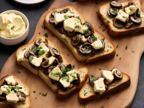 Mushroom Butter on Toast