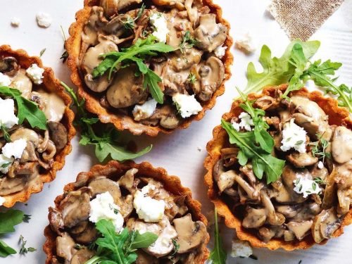 Mushroom & Goat's Cheese Tartlets