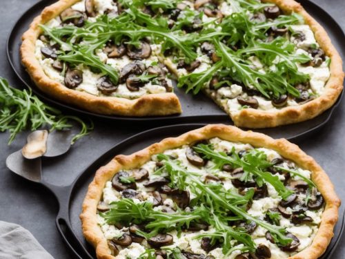 Mushroom, Ricotta & Rocket Tart