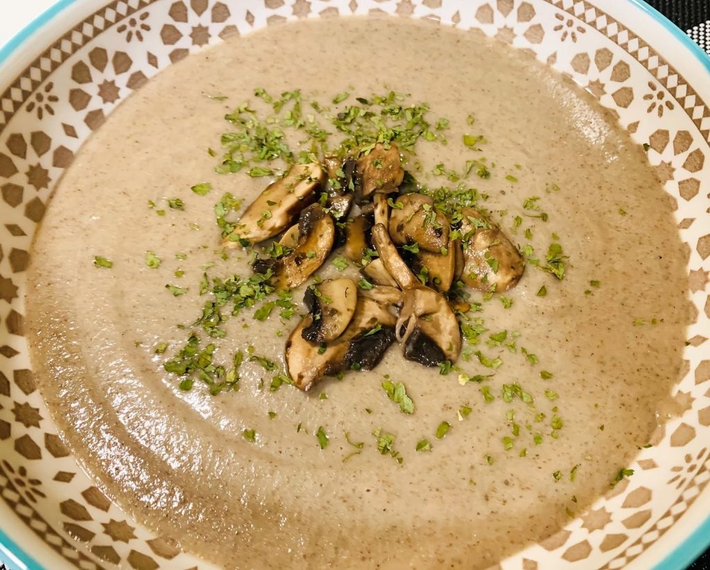 Mushroom Soup Without Cream Recipe