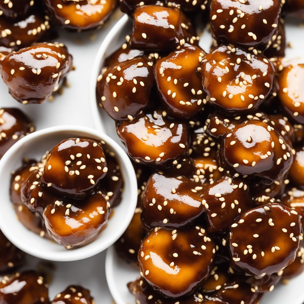 Mushrooms with a Soy Sauce Glaze