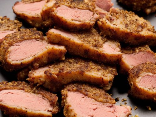 Mustard-Crusted Breast of Lamb