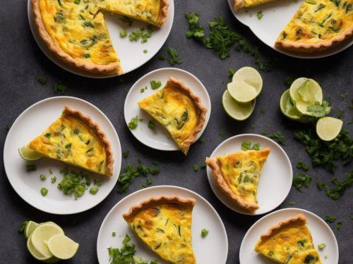 New Potato, Spring Onion & Montgomery Cheddar Quiche