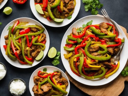 No-cook Veggie Fajitas