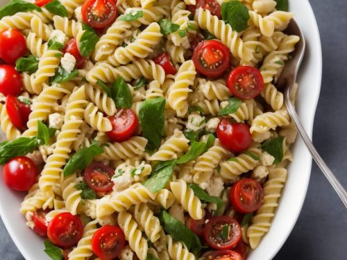 No Mayo Easy Pasta Salad Recipe