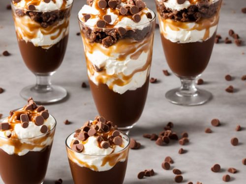 Nutty Caramel & Choc Sundaes