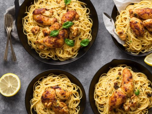 Nutty Chicken & Lemon Spaghetti