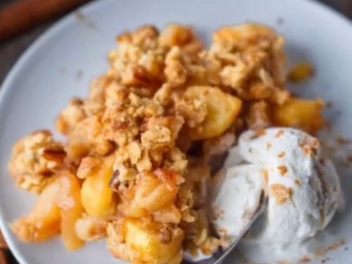 Oaty Nutty Apple Crumble