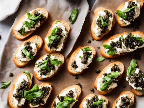 Olive Tapenade Crostini