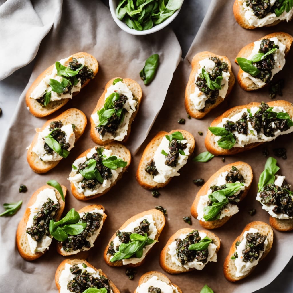 Olive Tapenade Crostini