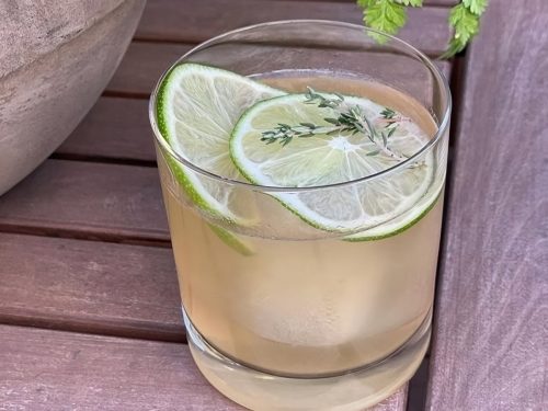 Once Upon a Thyme in Mexico cocktail