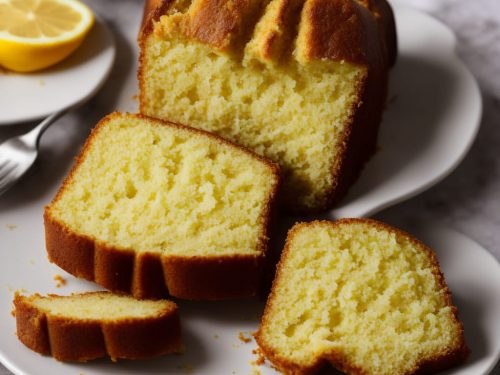 One Egg Lemon Pound Cake