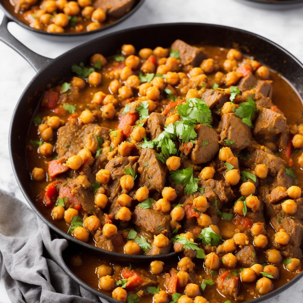 One-pan lamb tagine with chickpeas