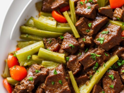 One-pot beef brisket & braised celery recipe