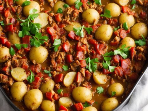 One-pot chicken with chorizo & new potatoes