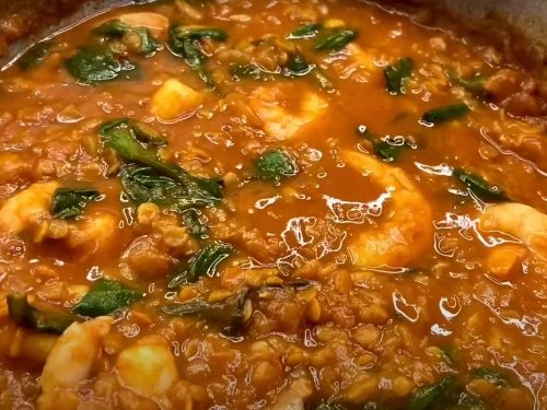 One-pot Prawn & Lentil Curry