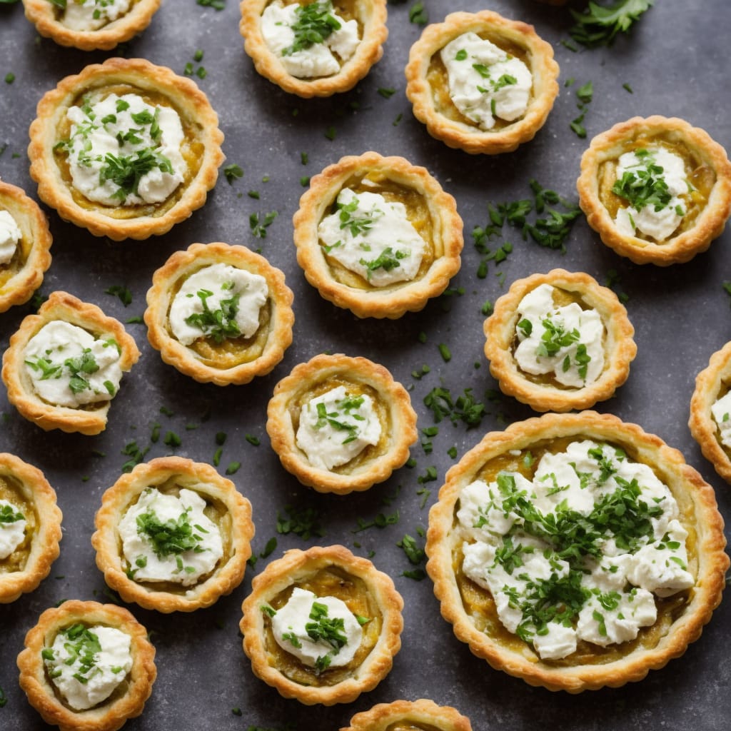 Onion & Goat's Cheese Tarts