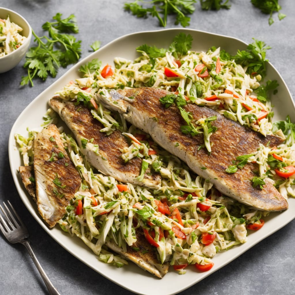 Open Mackerel Sandwich with Fennel Slaw