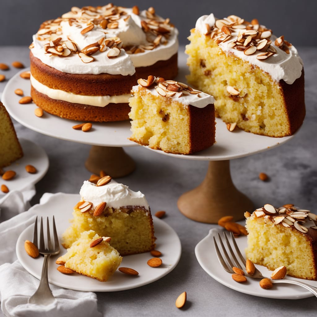 Orange & Almond Cake with Citrus Mascarpone