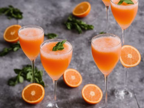 Orange blossom Bellinis