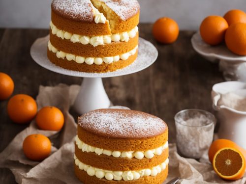 Orange & White Chocolate Sponge