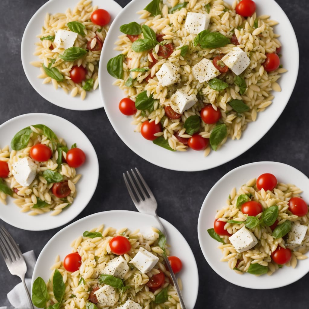 Orzo & Mozzarella Salad