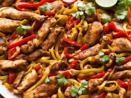 Oven-Baked Chicken Fajitas