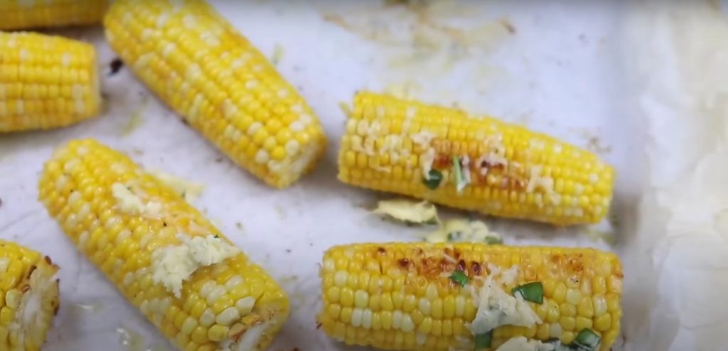 Oven Roasted Parmesan Corn on the Cob Recipe