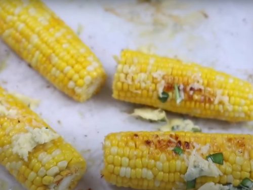 Oven Roasted Parmesan Corn on the Cob Recipe