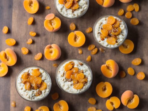 Overnight Oats with Apricots & Yogurt