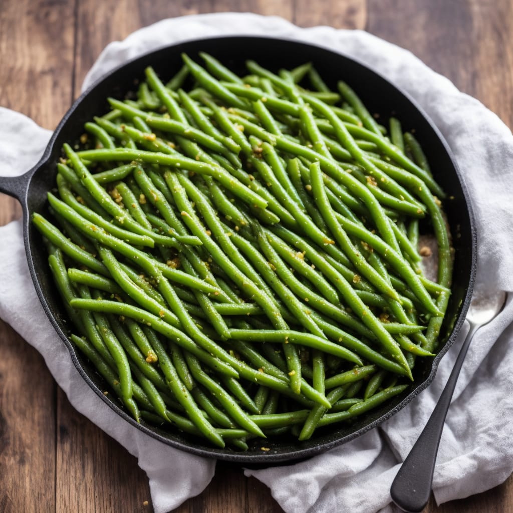 Pan Fried Green Beans Recipe