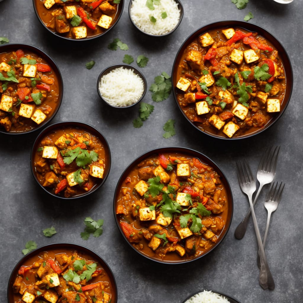 Paneer Jalfrezi with Cumin Rice