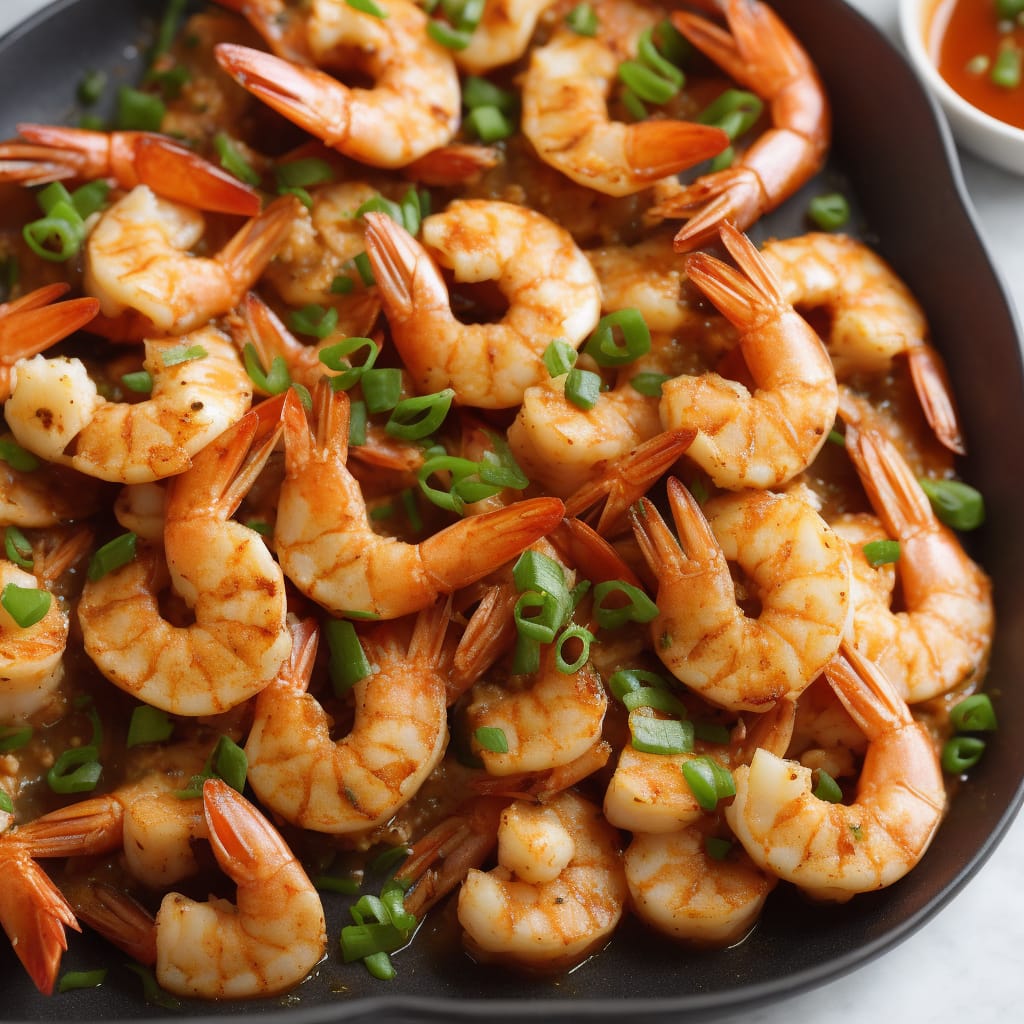 Paper Bag Prawns with Sherry, Chilli & Garlic