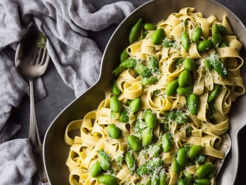 Pappardelle Broad Bean Carbonara