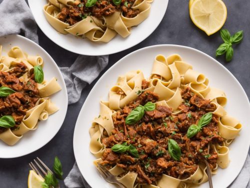 Pappardelle with Rabbit & Chestnut Ragu