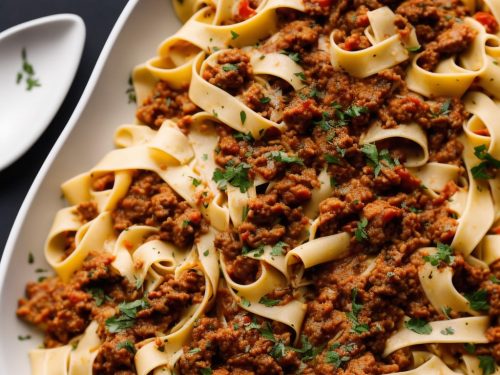 Pappardelle with Sausage & Fennel Seed Bolognese