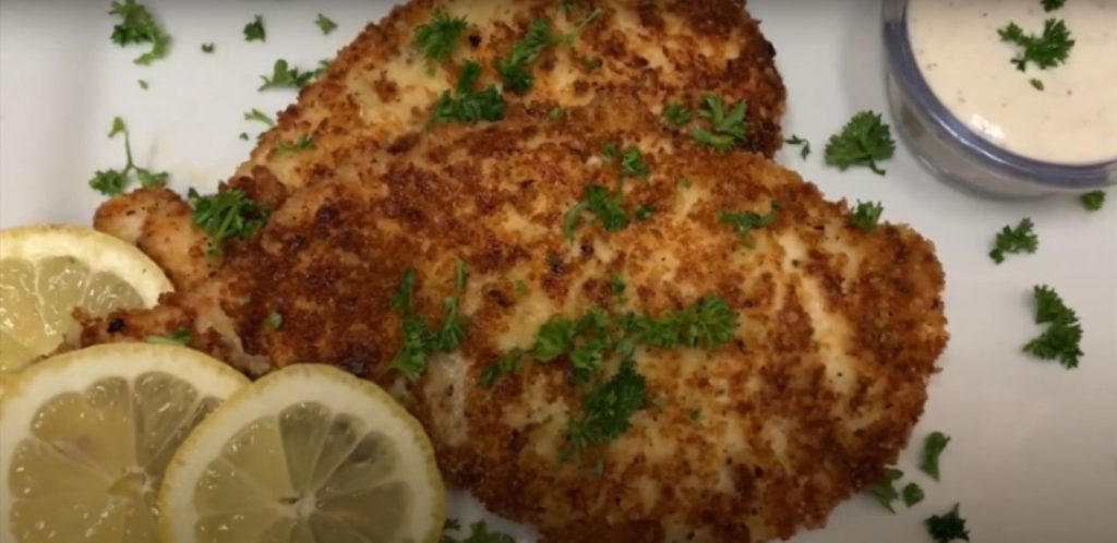 Parmesan-Crusted Lemon-Pepper Chicken