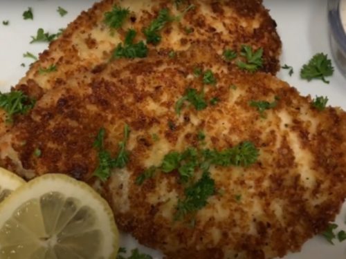 Parmesan-Crusted Lemon-Pepper Chicken