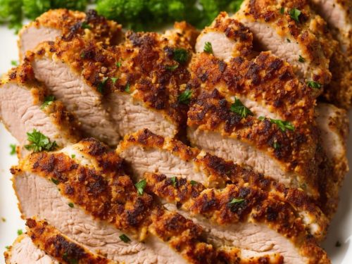 Parsley and Parmesan Crusted Pork Tenderloin Recipe