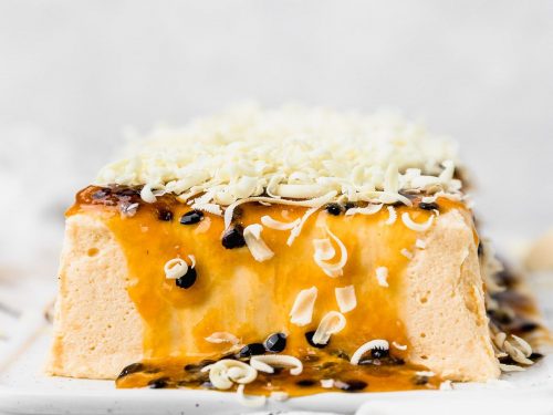 Passion Fruit & White Chocolate Semifreddo