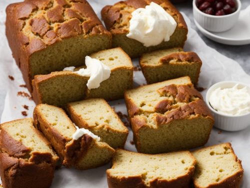 Passion Loaf with Coconut Cream Cheese Icing