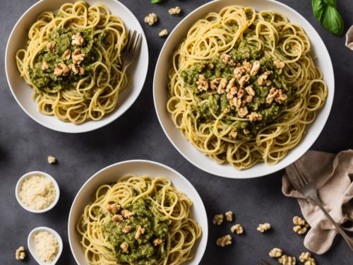 Pasta with Creamy Walnut Pesto