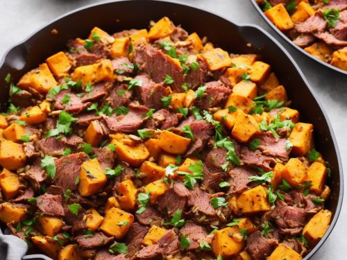 Pastrami & Sweet Potato Hash