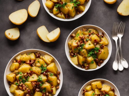 Patate in agrodolce (Sweet & sour warm potato salad)