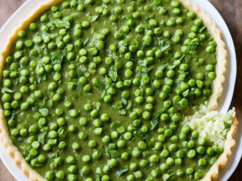 Pea & Leek Super-Green Tart