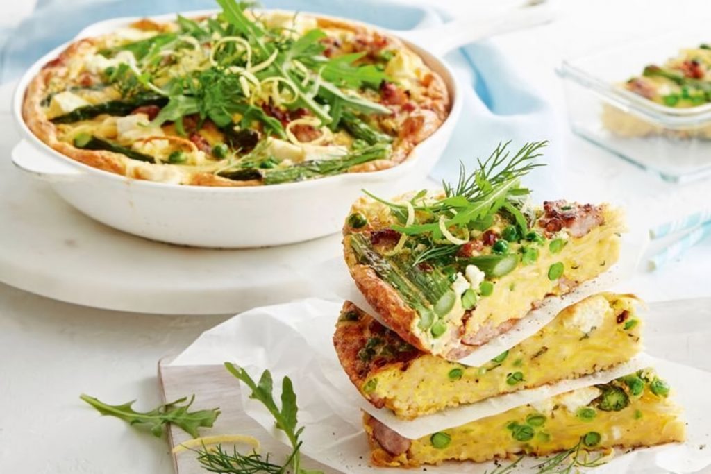 Pea & Pasta Frittata