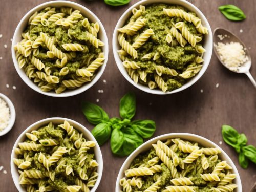 Pea Pesto Pasta Shapes