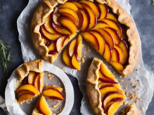 Peach Galette with Brown Sugar Crust