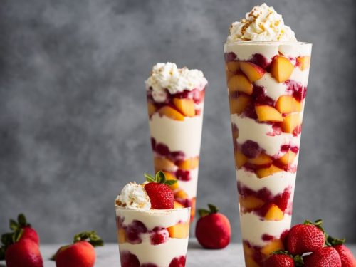 Peach Melba Knickerbocker Glory