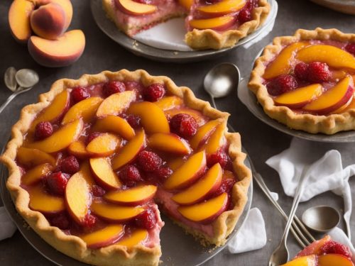 Peach Melba Pie